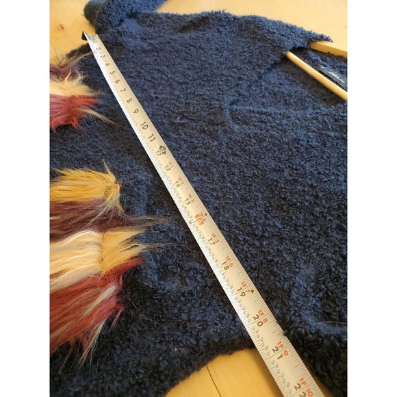 Zara Knit V-neck Wool Blend Sweater - SZ S - Picture 6 of 9